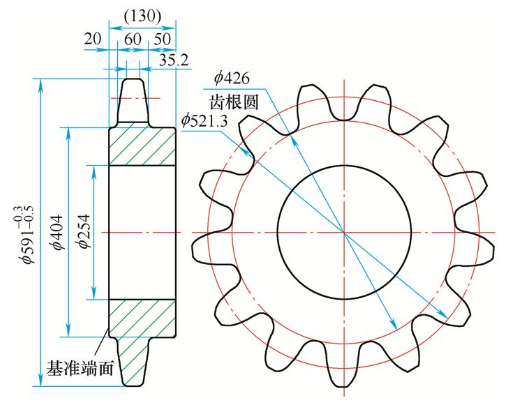 【兆恒機械】滲碳齒部有嚴重的貫穿型裂紋，何原因？